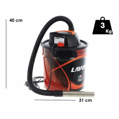 Aspiracenere Lavor Ashley 411 1000W - 31x31x40 cm