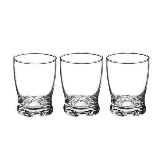 Set mit 3 transparenten Madison-Gläsern