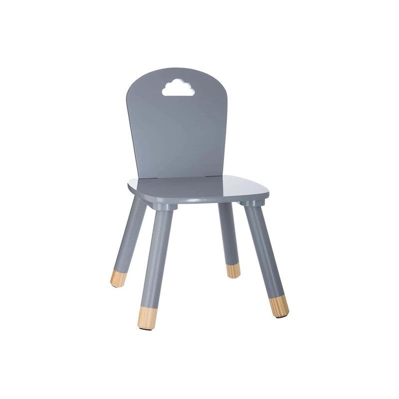 Gray children's chair 28x50x28h cm