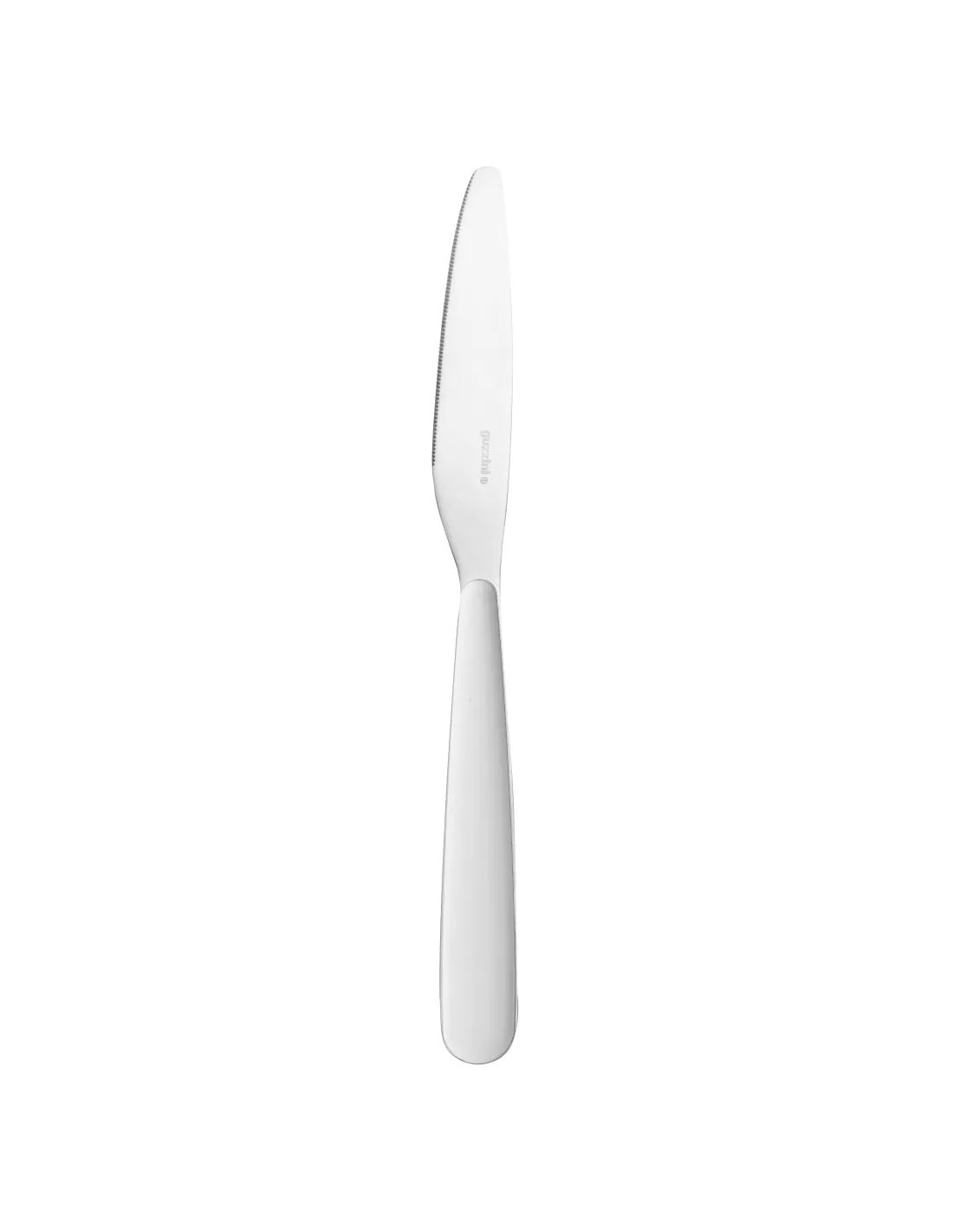 Coltello da tavola in acciaio inox bianco