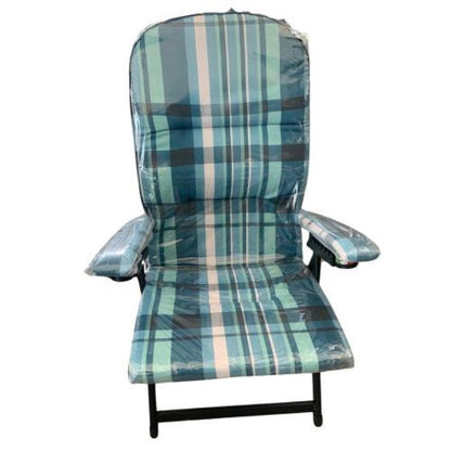 Sdraio Loredana con carrelo e schienale regolabile in 14 posizioni