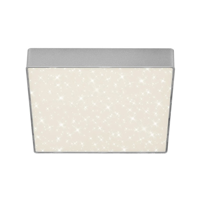 Flame Star LED ceiling light 21.2 cm 1600lm silver