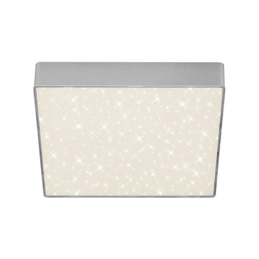 Flame Star LED-Deckenleuchte 21,2 cm 1600lm silber