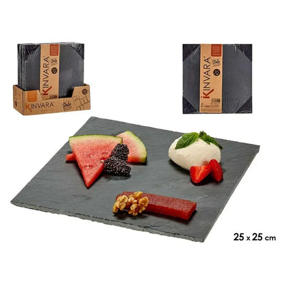 Quadratische Aperitiftafel 25x25 cm