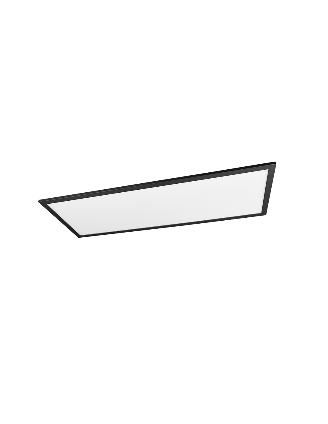 Plafoniera Applique Moderna Led Dimmer 34w Alpha Nero Trio Lighting