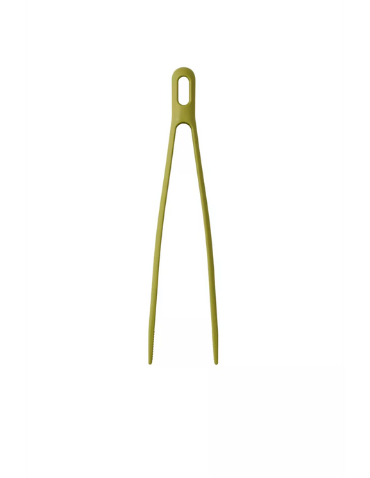Chefline Guzzini tongs, avocado green color
