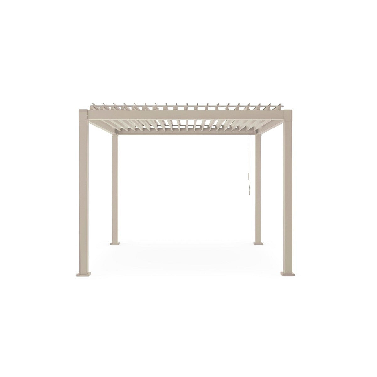 Bizzotto Pergola Garda 3x3 m Stahlseide mit Lamellendach