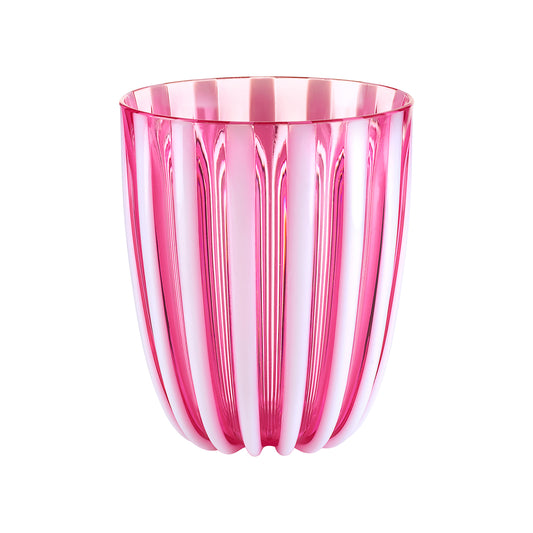 Dolcevita vaso rosa bajo 350 cc