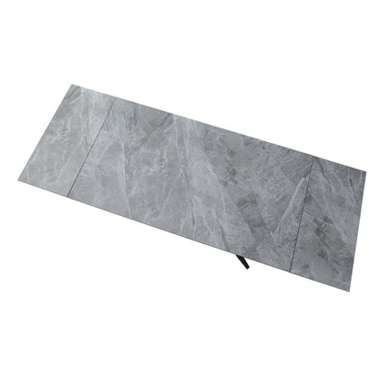 Tavolo allungabile grigio 160x90x76