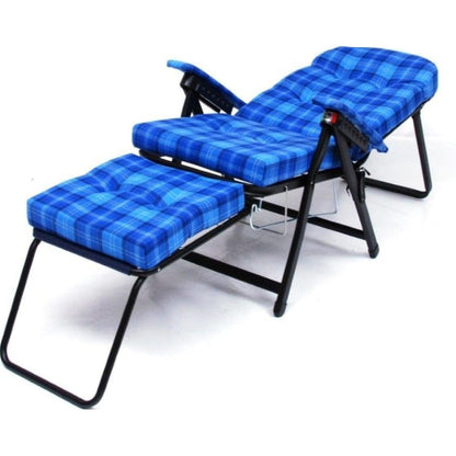 Straio Karina blue with adjustable backrest and anatomical cushion 68x68x110h cm