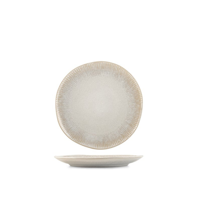 Piatto frutta Yucatan bianco ø 21 cm