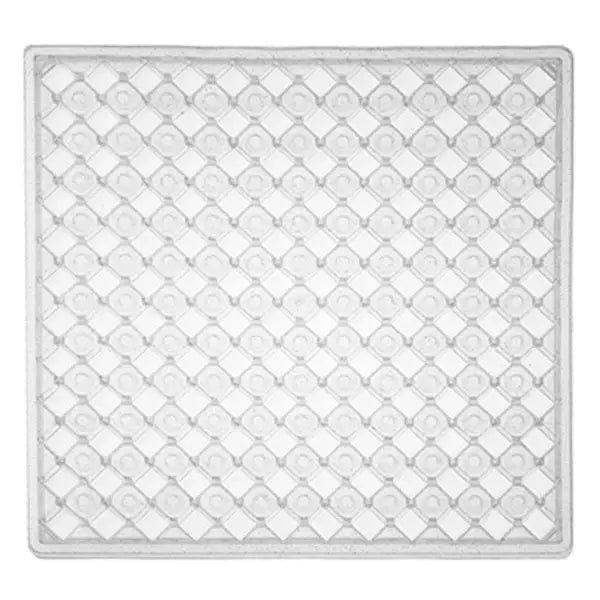 Tappeto doccia Enigma trasparente glitter antiscivolo con ventose 50 × 50 cm