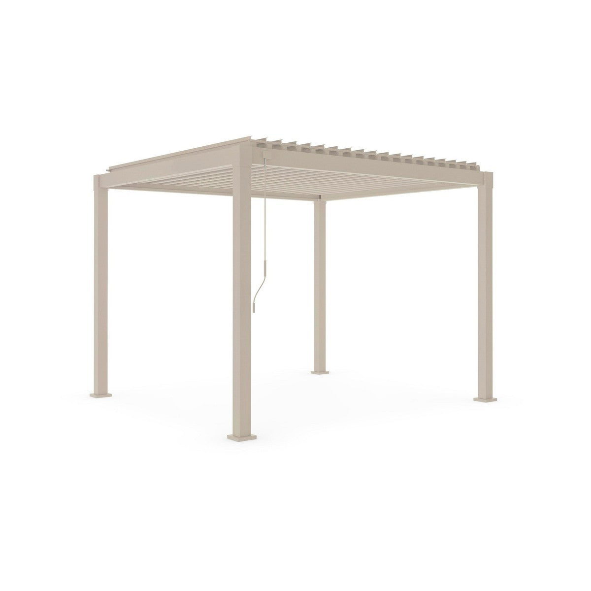 Bizzotto Pergola Garda 3x3 m Stahlseide mit Lamellendach