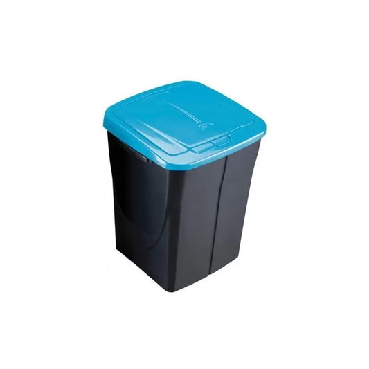 Papelera Ecobin 45L con tapa azul