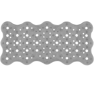 Tappeto vasca Ice trasparente antiscivolo con ventose 33 × 70 cm