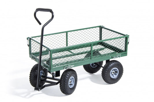 Utility multipurpose trolley in painted metal 90 x 50 x 52.5 cm