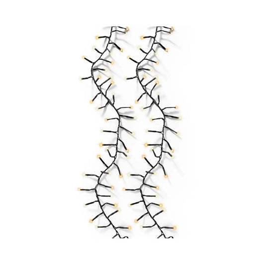 Catena luminosa LED Excellent nera con luce bianco caldo classico da esterno 35 m