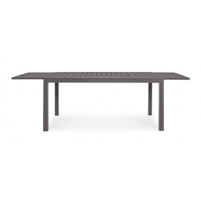 Tavolo per esterno allungabile in alluminio Caffè HILDE YK14 160-240x90x h75 cm