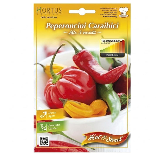 Caribbean Chilli Mix - 3 Varieties