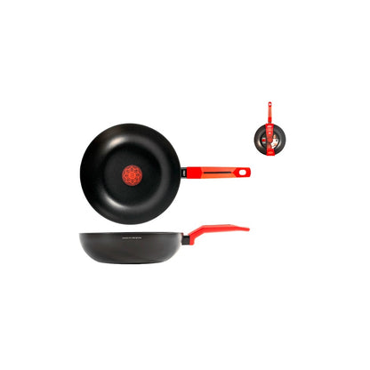 Wok antiaderente Ø 28 cm con 1 manico modello Hot Spot Borgh