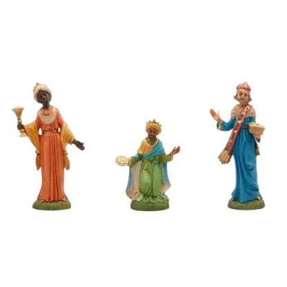 Set 3 Re Magi per presepe H30 cm