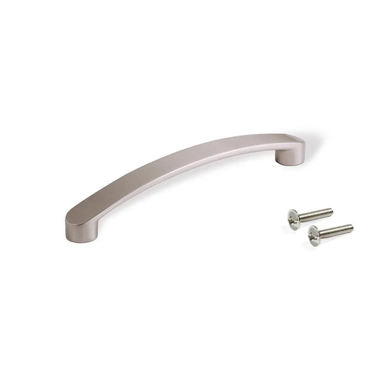 Minneapolis furniture handle L180, 160 mm center distance, satin nickel