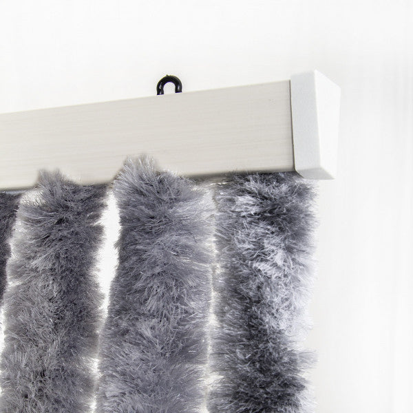 Gray chenille curtain 120x230 cm
