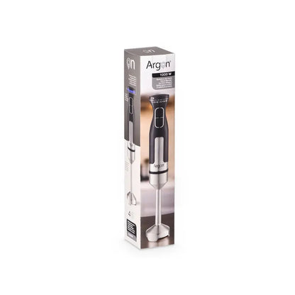 Batidora de acero negra 1000W