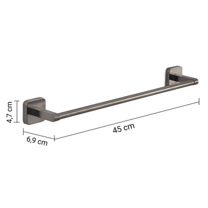 Portasalviette bagno 45 cm Tonga gun metal