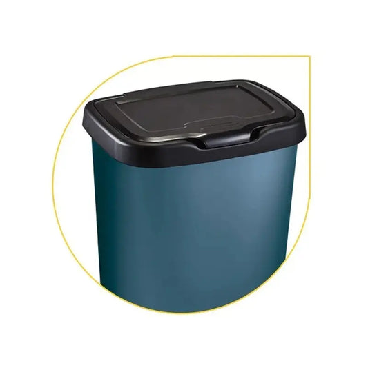 Jive cubo de basura con pedal, azul mate 20 L