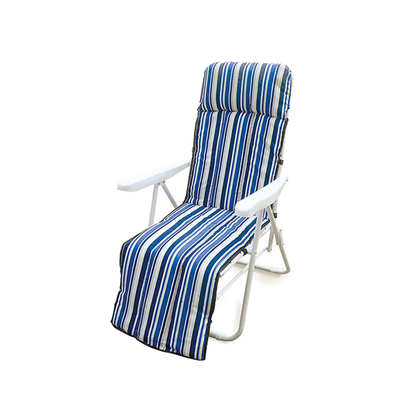 Sillón multiposición Ischia con reposapiés 77x58x106h cm