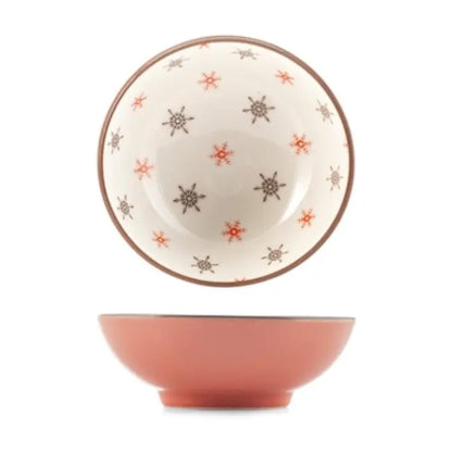 Coppetta poke in porcellana natalizia 7.5 cm- 1 pezzo assortito