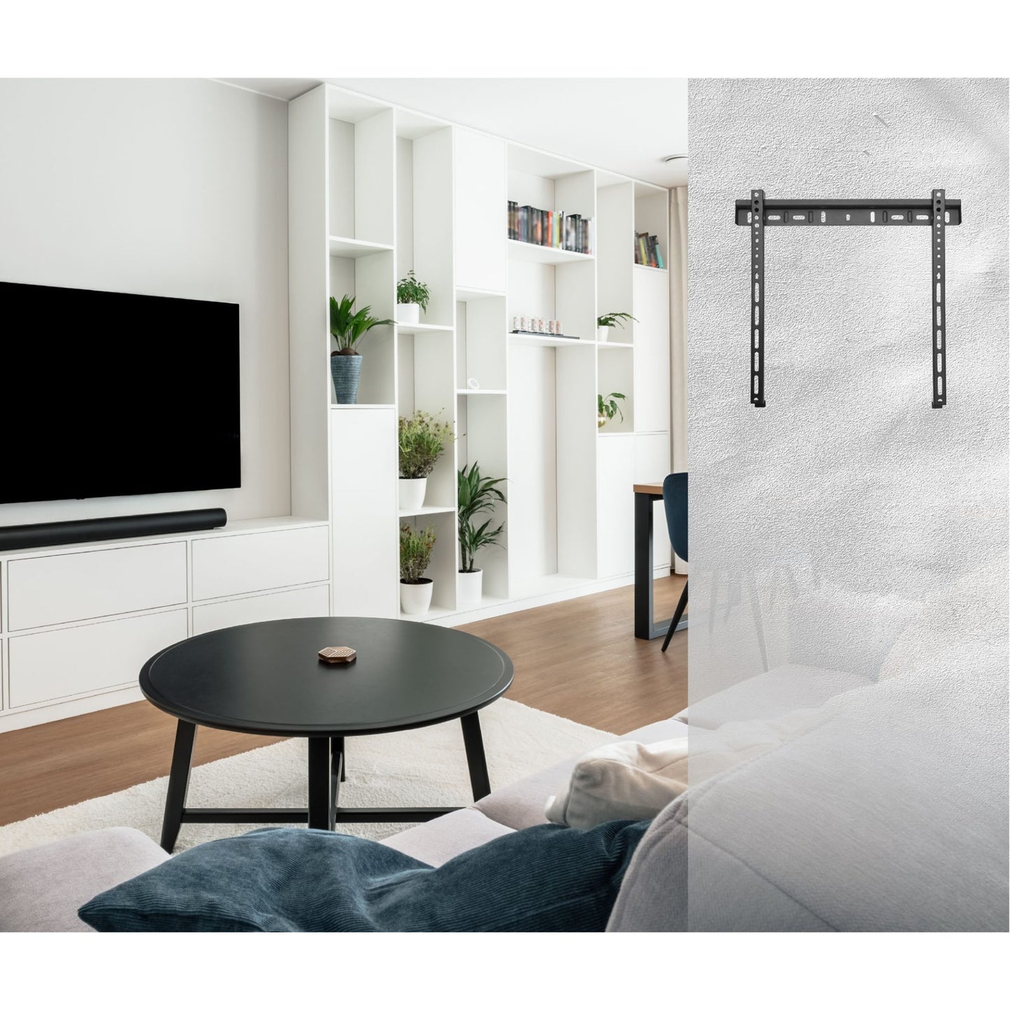 Ultra slim TV stand for LED / LCD 23″-55″