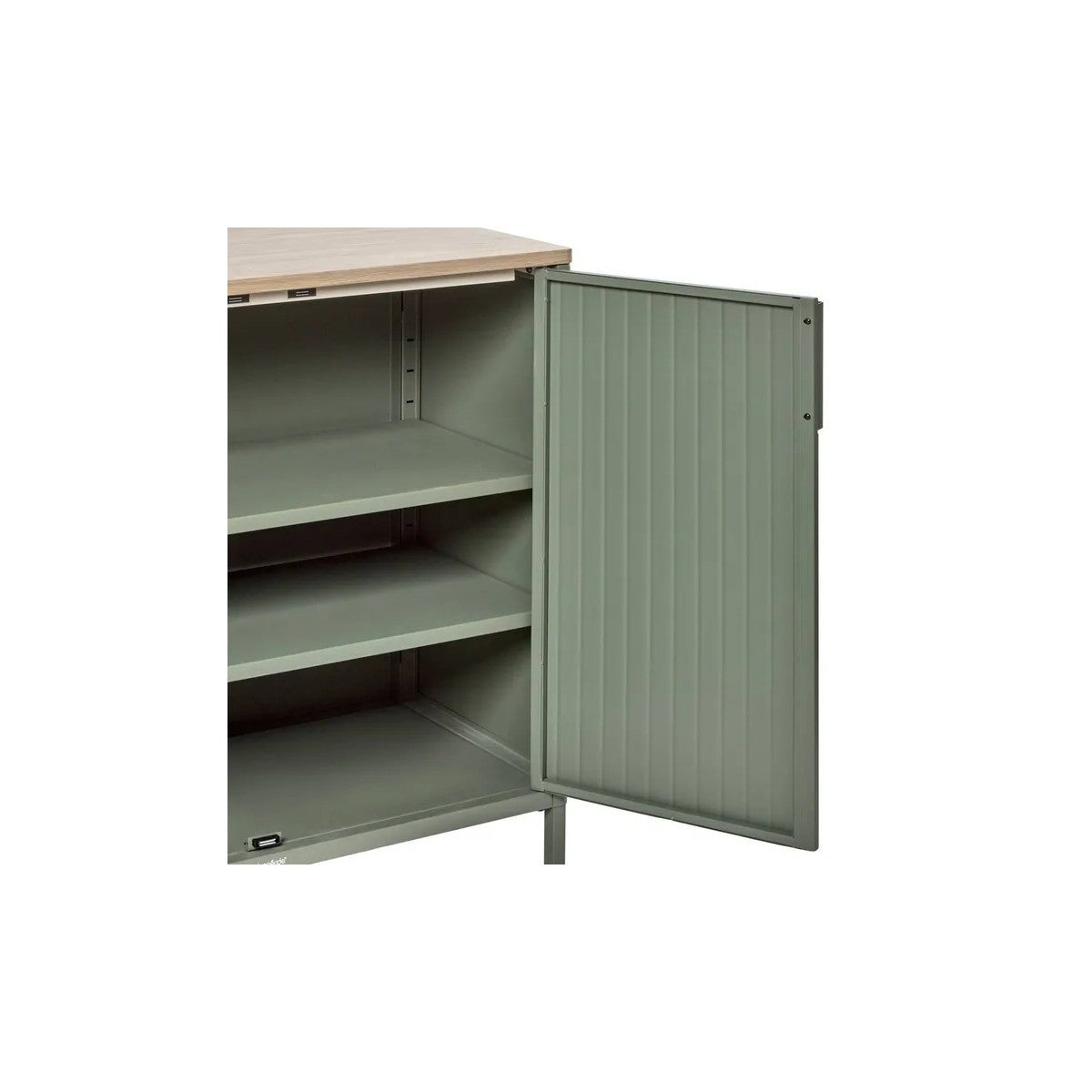 Garden sideboard G Steel irony coffee/lino 90 x 46 x 76 cm