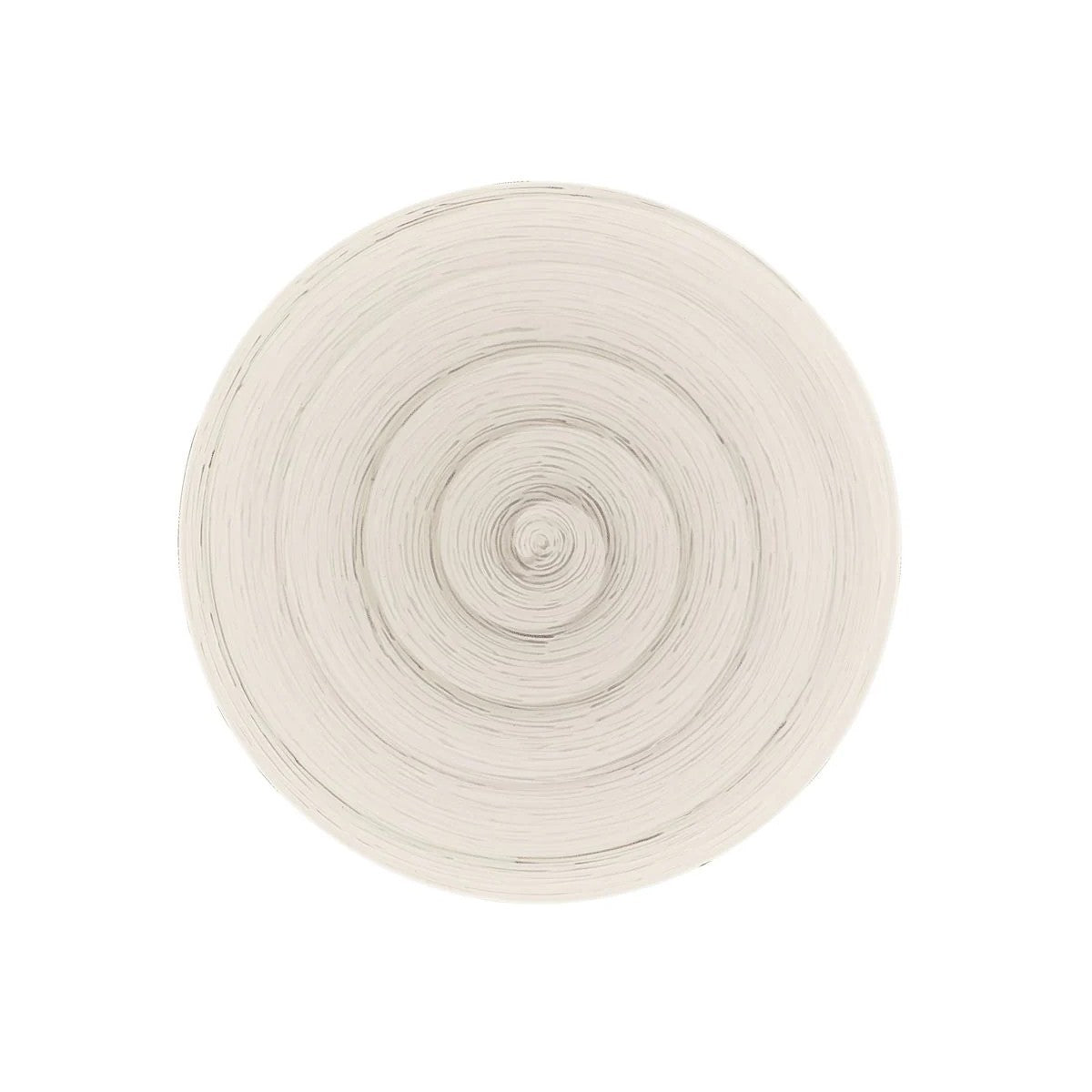 Plato llano Memento Table blanco de cerámica pintada a mano Ø 27,5 cm