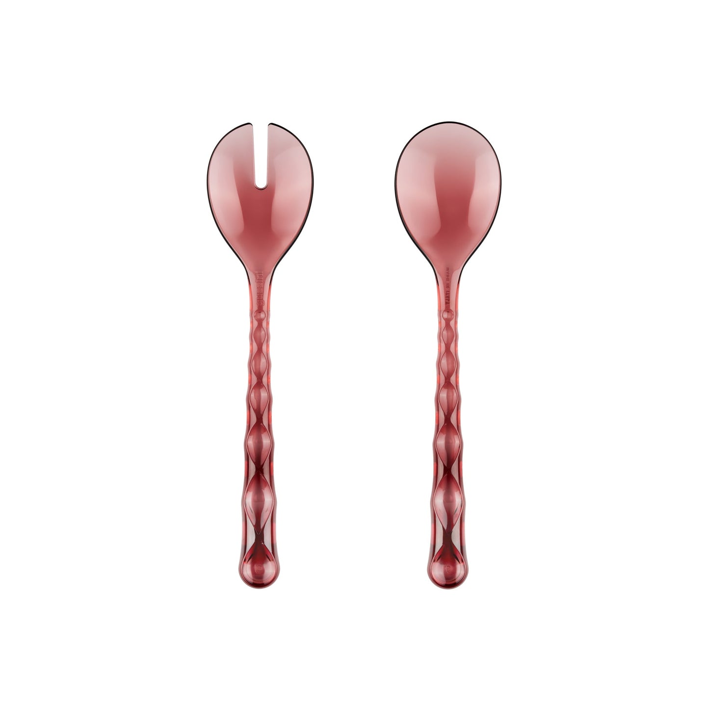 Cubiertos para ensalada Vanity malva 27,5x6,3 cm
