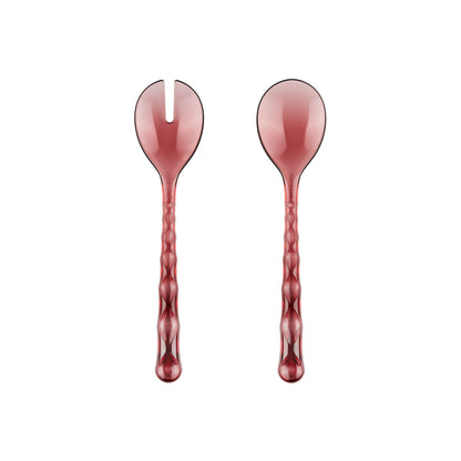 Cubiertos para ensalada Vanity malva 27,5x6,3 cm