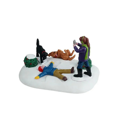 Statuetta Lemax Snow Angel’s Best Friend 11 × 8,5 × H8,5 cm