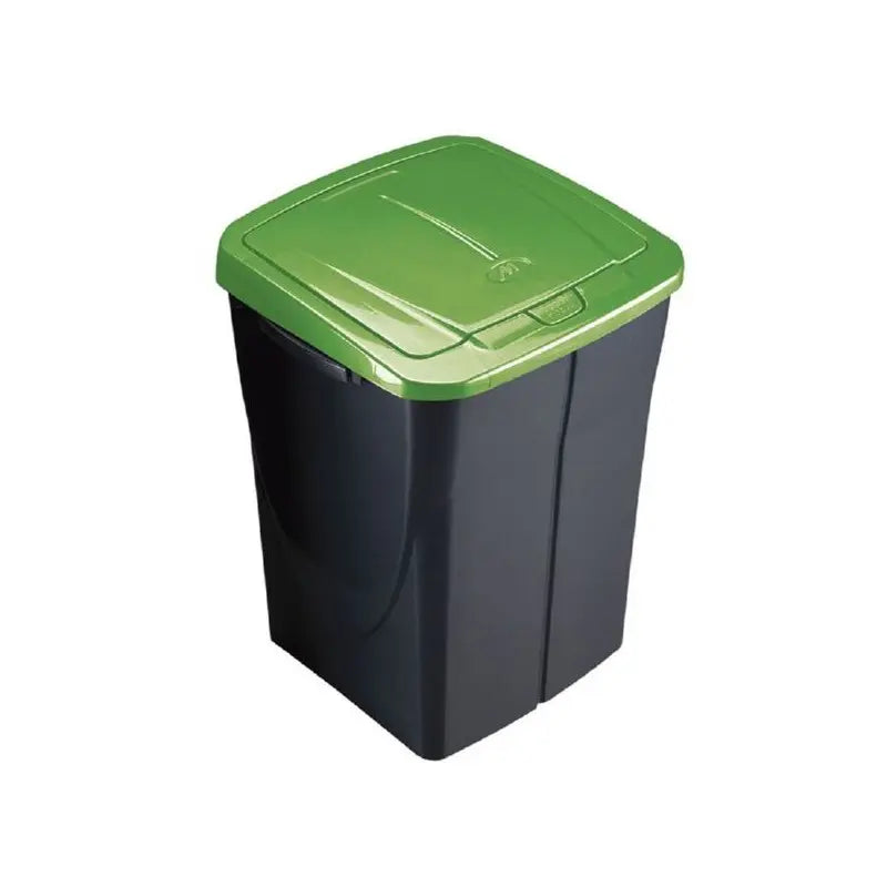 Papelera Ecobin 45L con tapa verde