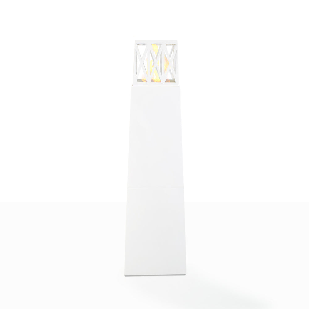 Camino a bioetanolo da giardino per esterno 40x40x145