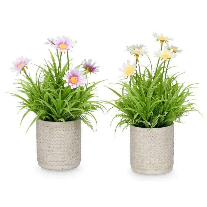 Zementvase für Blumen, 16 x 16 x 22 h, verschiedene Farben