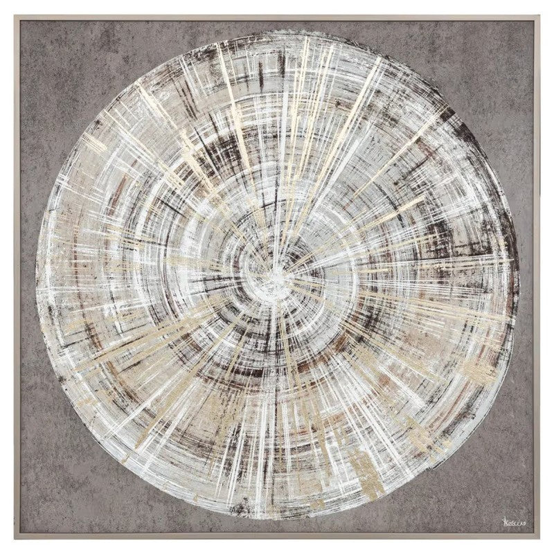 Bedruckte Leinwand mit Izzie-Rahmen 100x100 cm