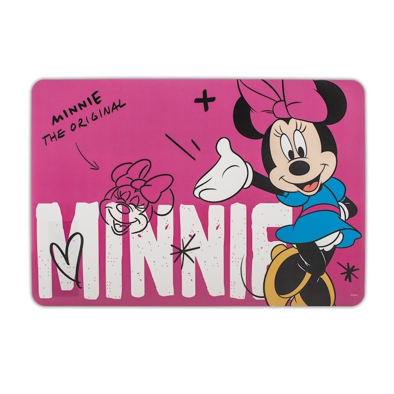 Disney Minnie Comeback placemat with assorted patterns