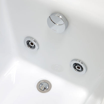 Vasca da bagno rettangolare idromassaggio