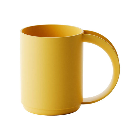 Mug Pop Line mustard yellow color Ø 7.5 cm 300ml