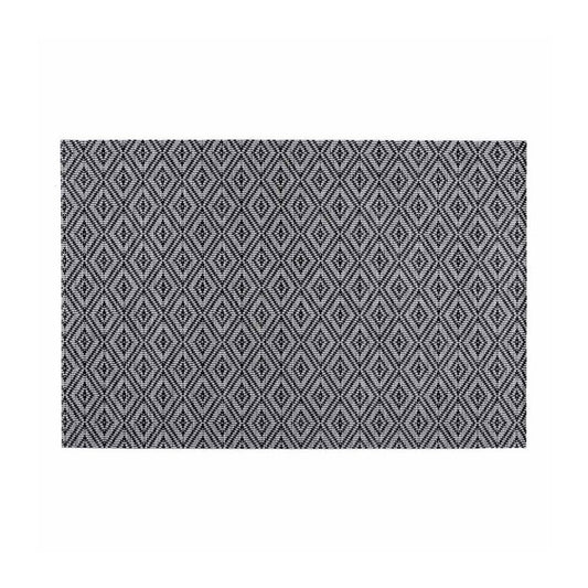 Mantel individual geométrico 45x30cm negro