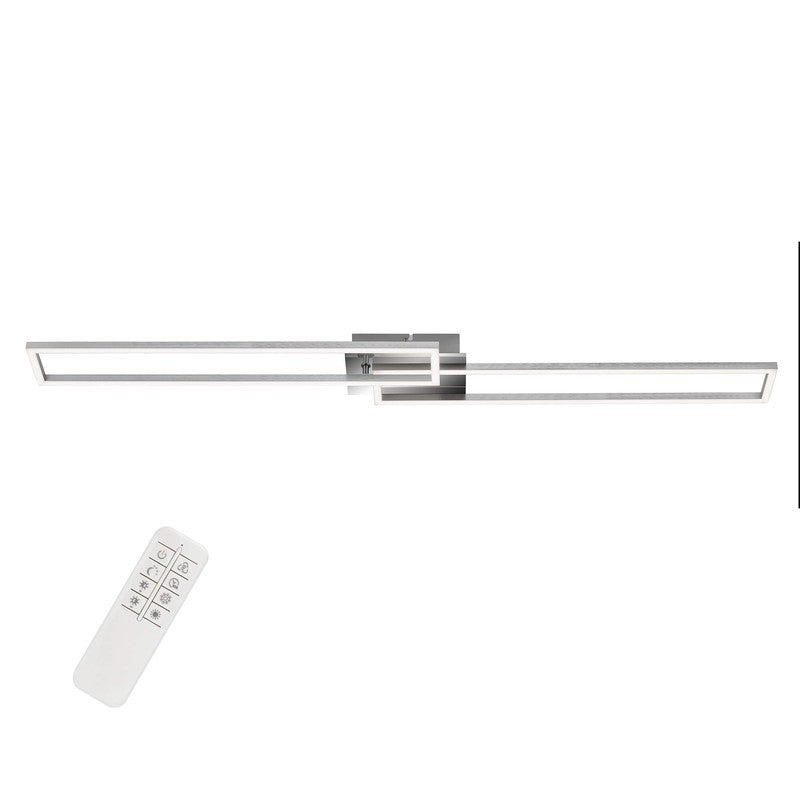Briloner ceiling light applique frame led 110 cm 40w 4400lm chrome