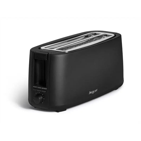 Tostadora doble larga negra 1400W