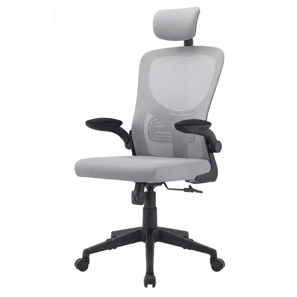 Poltrona ufficio Duke grigio chiaro 59x62xh.112-122 cm