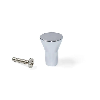 Pomo para mueble Albal D16 mm, Zamak, Cromo brillo